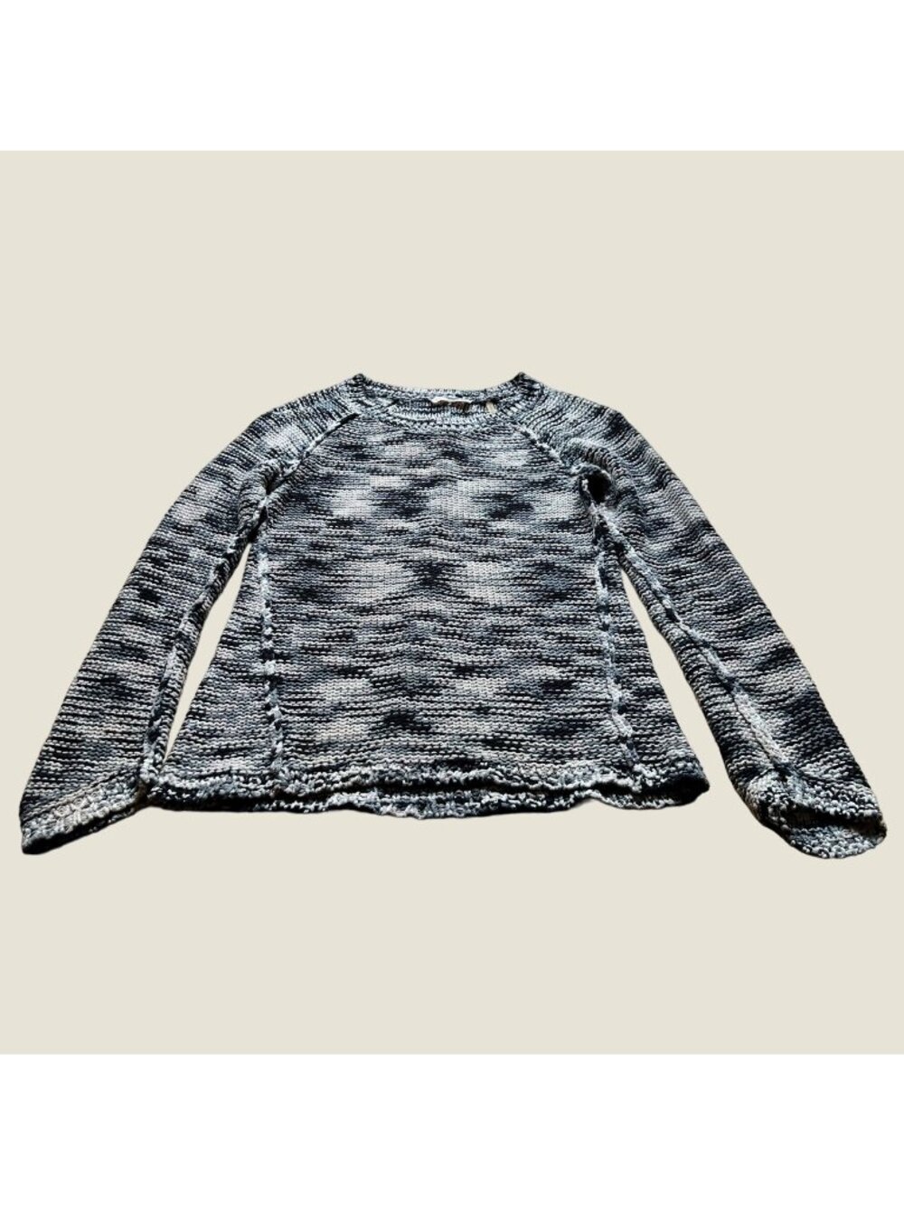 Space Dyed Cozy Cabin Rebecca Taylor Size XS Long Sleeve Space Dyed Sweater